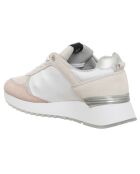 Sneakers en Cuir Marion  blanc/rose